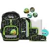 ergobag set zaino scolastico pack Set Bundle CyBear Race - Nero