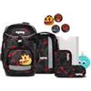 ergobag set zaino scolastico pack Set Bundle TaekBeardo - Grigio