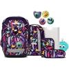 ergobag set zaino scolastico pack Set Bundle JungleBear - Lilla