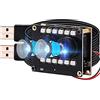 webcamera_usb WDR Dual Lens USB Webcam 2 MP Mini modulo fotocamera Full HD 1080p USB con telecamere AR0230 sensore USB, 90 gradi senza distorsione obiettivo USB 2.0 webcam per visione notturna con 12 LED IR per la