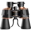 Ausla Binocolo 10x50 con Visione Ampia per Adulti, Leggero, Ottica BAK9 Ad Alta Chiarezza, per Birdwatching, Sport All'aria Aperta, Visite Turistiche (Portatile BLACK)