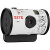 Generic Mini fotocamera digitale portatile 1080p con schermo IPS da 1,44 pollici, mini fotocamera digitale con ciondolo portachiavi, mini registratore video per viaggi, ciclismo, moto, blogger (bianco2)