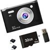 NVOQILIN 4K Fotocamera Digitale 6400W 2.5 Schermo Luce di Riempimento Migliora La Luce Bassa per La Fotografia Di Viaggio