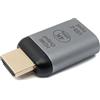 System-S Adattatore USB 3.1 tipo C femmina a HDMI 4K standard maschio cavo in grigio
