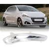 JSKAPA Copertura per specchietto laterale, indicatore di direzione, adatto per Peugeot 2008/208 2012-2019 per Citroen C3 2017-2024 (lato destro)