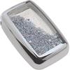 eMagTech Cover per chiave auto in TPU con 5 pulsanti per auto, a prova di goccia, compatibile con Land Rover Jaguar Stars Snow Globe Silver/Metallic Silver
