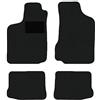 Alpha-Tex Produktions- und Handels GmbH Tappetini adatti per Seat Ibiza II Tipo 6K1 (Costruzione 1993-2002), Hit nero | 4 pz. | Bordo verde scuro