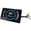 Remingtape 12V Universale Regolabile LED Digitale Moto Tachimetro RPM Cruscotto con Temperatura Gear 199km/H