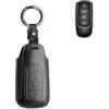 MBKEYS Custodia per chiave auto in vera pelle nera compatibile con Chery Jaecoo J7 J8 J9 Tiggo 8 Pro Tiggo 8plus 5 Plus 7pro Tiggo 7 Pro Max Omoda 5 C5