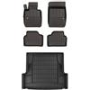 MOTOS Set di tappetini in gomma e tappetini per il bagagliaio per BMW Serie 3 E91 2004-2012 Migliorare il comfort di viaggio con tappetino antiscivolo auto 3D- tappetini per tutte le stagioni auto, pr