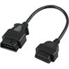 DollaTek OBD II 16 Pin Cavo di Prolunga Connettore 30 cm Maschio A 16 Pin Femmina Estendi Adattatore OBD II