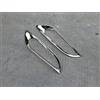 SAEHEDRDDF staffa di montaggio della lampada antinebbia Cornice for faro fendinebbia anteriore for carrozzeria, in ABS cromato, 2 pezzi, adatta for Honda HR-V HRV Vezel 2014, 2015, 2016, 2017, 2018 assemblaggio