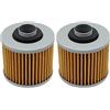 Cyleto Filtro olio per YAMAHA XVS400 XVS 400 DRAGSTAR 400 1996-2007 / XVS650 XVS 650 DRAGSTAR 650 1996 1997 1998 1999 2000 2001 2002 2 200000002 2 2 03 20 04 (2 pezzi).