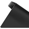 Foneso Pellicola Adesiva Nero Opaco (30x150cm) | Vinile per Car Wrapping con Tecnologia Anti-Bolle, Posa Facile | Film Protettivo per Auto, Moto e Mobili