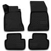 Element Tappetini in gomma antiscivolo premium 3D personalizzati MERCEDES-BENZ A-Class, 2012-2018, W176, 4 pez., Nera