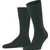 Falke Airport M So lana cotone tinta unita 1 paio, Calzini Uomo, Verde Hunter Green 7441, 41-42