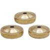 Yunhgft Ricambi per Trombone a 3 Valvole Tuba, Manopole in Ottone, Copri Pistoni, Accessori in Rame per Musicisti, Strumenti a Fiato, Tappi Inferiori