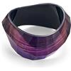 WOWORAMA Braccialetti rigidi in resina acrilica trasparente per le donne grandi braccialetti in resina trasparente Statement braccialetti acrilici spessi braccialetto di plastica di acetato irregolare