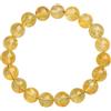 NAFEIMILUN Bracciale In Pietra Naturale Bead Bracciale Con Perline Rotonde Di Topazio Giallo Naturale Perline Sciolte Gioielli Per Coppie Di Amanti Dello Yoga Madre E Figlia 10mm Circa 19 Pezzi