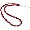 Treasure Bay TreasureBay - Collana in corallo a doppio filo con chiusura, lunghezza: 48 cm, in confezione regalo, colore: rosso
