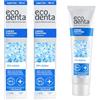 ECODENTA Dentifricio contro la carie con xilitolo, estratto di foglie di coriandolo e olio di lime, protezione contro carie e placca, freschezza naturale, 100 ml (confezione da 2)