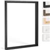 Bildershop-24 Cornice per giunti ombreggiati Hamburg, 60 x 80 cm, colore nero (laccato opaco)