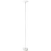 PERENZ Lampada LED a Piantana in Metallo Bianco Altezza 180 cm Diametro 25 cm Diffusore orientabile LED integrato 18W 1400 Lumen 3000K