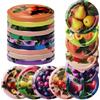 Pullmer Coperchi per vasetti da 82 mm, coperchi a vite, coperchi Twist-Off (Frutta-1 MIX, 20 pezzi)