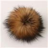 SUKORI 5 pz Vera Pelliccia di Volpe Pompon 13 cm 15 cm Pon Pon di Pelliccia Palle di Pelliccia di Visone Pompon di Pelliccia Naturale Per Cappelli lavorati a maglia Borsa