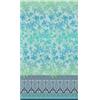 Bassetti AGRIGENTO Foulard in 100% cotone di colore blu B1, dimensioni: 180 x 270 cm -9322023