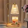 seenlast Lampada Scalda Candela, Lampada per candele con timer e dimmer, Lampade Candela Elettrica, Candle Warmer Lamp vintage per candele profumate in vetro, Casa, Camera da letto, Decorazione