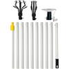 Byeaon Strumento Per La Sostituzione Della Lampadina, Impugnatura Antiscivolo, 369,8 Cm, Telescopica Per Cambiare Lampadina, Apparecchi Di Illuminazione E Lampade, Uso Multifunzionale, Per Lampadario Da