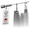 PHOS Edelstahl Design PHOS Design - Corda per tenda da doccia, in acciaio inox spazzolato, sistema di tensione in bagno