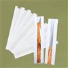 XZJMY Confezione da 50 sacchetti per pane in carta kraft per baguette, 58,4 x 10,2 x 4,1 cm, con finestra frontale trasparente e 64 adesivi trasparenti per pane francese fatto in casa (bianco)