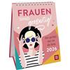 Groh Wochenkalender 2026: Frauen sind großartig! Von perfekt war nie die Rede: Frauenkalender mit starken Sprüchen und Zitaten. Tischkalender zum Aufstellen im Hochformat