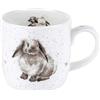Royal Worcester Wrendale by Royal Worcester, tazza con coniglio Rosie