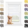 MARDOM HOME MARDOM Tende a Rullo per Finestre Senza Forare Bianco 60 x 140 cm - Tenda a Rullo Duo Giorno e Notte, Tenda a Rullo Senza Forare Klemmfix