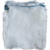 SKIR'CO (100 pezzi) di sacchetti a rete di colore bianco, 35 x 50 cm, sacchetti per raschel con coulisse, sacchetti di plastica a rete per verdure, frutta