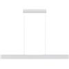 MAYTONI DECORATIVE LIGHTING Moderna Lampada Pendente da Soffitto LED, Metallo Bianco, Luce Up & Down, Lunga 118 cm Design minimal urban, per soggiorno, ufficio, Office, camera letto, cucina, 3000K LED incl