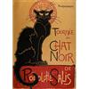 Fabulous Poster, motivo: Tour nee du chat Noir Steinlen, vintage, poster, Carta, Nero , 91 cm x 129 cm