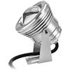 Zerodis Luce LED Sommergibile, 12V 10W RGB Impermeabile Spotlight Subacqueo Lampada per Luce Notturna illuminazione Decorazione per Acquario Giardino Acquario Stagno Festa Matrimonio Halloween Natale (Silver)