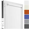 Estika Tenda a rullo oscurante su misura, senza forare - larghezza 30-129 cm, altezza 150 o 220 cm - 6 colori - tenda da interno per finestre, per la privacy