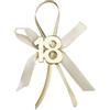 PuntoCasaStore 12 PZ Applicazione Numero 18° Plexiglass Gold con Fiocco Decorativo Bomboniere Compleanno 18 Anni Festa Evento 2026 Idee Regalo