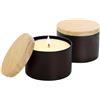 Minéraux et Cristaux - Candela Profumata Palo Santo - Regalo originale e naturale - Cera di Colza - Ideale per Meditazione, Rilassamento e Rituale - Lunga Combuszione