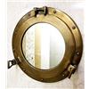 ANTIQUE HANDICRAFT HUB Oblò in ottone anticato con motivo nautico, 38,1 cm, per finestre e pareti