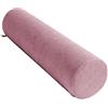 Yekuhe Cuscino Cilindrico Memory Foam Personalizzabile - Federa Rimovibile e Lavabile con Cerniera per Sostegno Cervicale(Rosa,120x20cm)