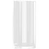 LOMUG Vaso a cilindro, grande, in vetro, trasparente, decorativo, rotondo, moderno, grande, per casa, ufficio, matrimonio, decorazione da tavolo (diametro 15 cm, alto 30 cm)