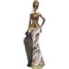 Tissting Scultura Decorativa Moderna Donna, Statuetta Donna Decorativa Africana, Statue Africane Vintage per Decorazione Domestica, Tribale Signora Pezzo D'Arte da Collezione Decorativo Retrò (#1)