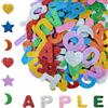 SAMANTHAHALLLTD 196pz Lettere In Gomma Espansa Autoadesive,Lettere Alfabeto Gomma Crepla Glitter Schiuma Glitterata Per Scuola,Inizio Della Scuola,Bricolage,Accessori Per Scrapbooking