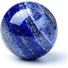 NHDVDVAV Sfera di Cristallo di lapislazzuli, Quarzo Blu Naturale, Sfera di Cristallo curativo, Pietra energetica Reiki, Artigianato, Ornamento da scrivania per la casa Secondo i principi,5~5.5cm